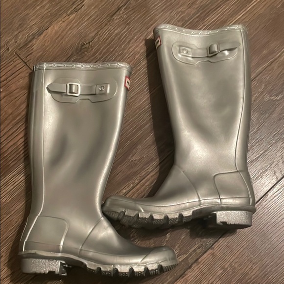 Hunter Other - Hunter Gray Tall Rain Boots